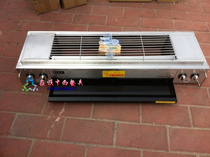 (Buy one get four free) double Chi SC-03 four head liquefied gas grill with fan commercial smokeless barbecue