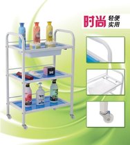 Beauty trolley Beauty salon storage shelf Instrument fire tank Three-layer nail embroidery Kitchen tool trolley