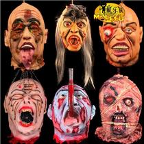 Halloween secret room night bar haunted house decoration dry hanging corpse simulation blood head decapitated props horror scary toys