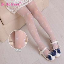 Girls stockings thin summer thin childrens stockings bottoming socks Crystal stockings breathable childrens stockings thin pantyhose