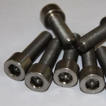 Titanium screws Titanium bolts Titanium screws Pure titanium hexagon M4M5 corrosion-resistant screws of various specifications