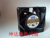 Taiwan AVC 2 B08038B12S 8038 12V 3 84A 4-line server large air volume fan