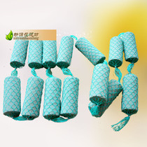 Net string shaped cylindrical sausage flower mud wedding scene arrangement flower mud hanging a series of tia with your heart