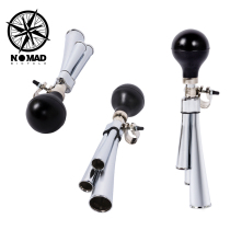 NOMAD bicycle air horn Riding equipment Vintage bicycle personality accessories Manual electroplated air horn