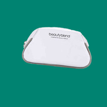 Berande cosmetic bag(small white) simple storage bag portable mini portable bag type high-end fabric