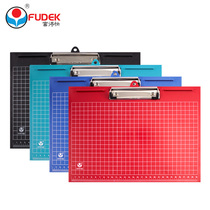 Rich fast thickening horizontal pad clip writing board folder menu clip writing pad font board A4 horizontal document splint plastic plastic notebook board splint board Cross board clip student drawing board writing picture clip