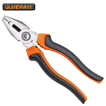 Tepie 8 inch 200mm high carbon steel wire pliers (banana handle) pliers hand pliers old vise pliers electrician pliers