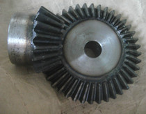 Umbrella gear metal cone gear modulus 1 5 gear count 16 32 ratio 1:2 fan gear 90 degree drive umbrella tooth