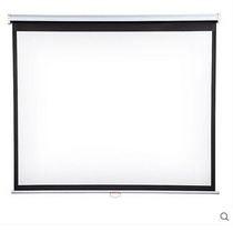 100 inch manual self-locking curtain 72 84 120 inch hand pull projection screen projector screen