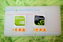 Original NVIDIA GEFORCE GTX graphics CARD NVIDIA LOGO LOGO 3D ICON label STICKER