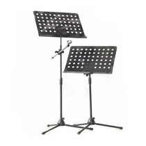 TAMO portable song score stand with microphone pole spectrum table Folding three-legged spectrum shelf Performance score stand