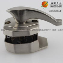 Shenggu toilet partition hardware accessories toilet zinc alloy latch type door lock with handle indication lock buckle