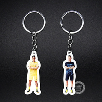 A variety of creative keychains Li Zongwei Lin Dan standing like double-sided acrylic keychain pendant
