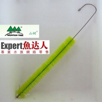 Mountain tree 304 silent filter brush stainless steel wire can be suspended fish pond fish tank filter barrel Cross purification brush