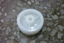 1 25 inch White pp nylon wheel universal wheel furniture wheel hand push wheel roller Hardware Furniture accessories