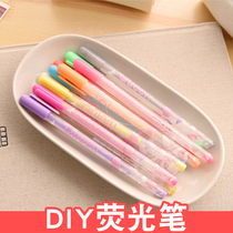 Diy handmade photo album black cardboard chalk paint graffiti gouache highlighter white brandy chalk custom