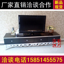 Light luxury TV cabinet modern simple living room white TV cabinet Hong Kong furniture post modern coffee table TV cabinet combination