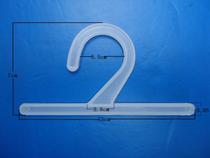 13cm translucent plastic hook Xiangpin hook supermarket hook 