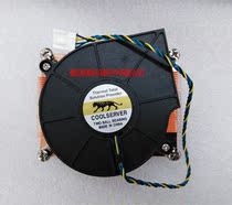 Gold leopard 1U478 pin pure copper server radiator 478 platform Double Ball 4 wire temperature control turbo fan