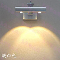 Modern simple led Photo lamp restaurant bedroom wall lamp adjustable rocker arm lamp toilet mirror front lamp warm light