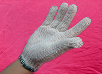 Labor Insurance White Sand Gloves Cotton Gloves Wear Protective Gloves Industrial Gloves