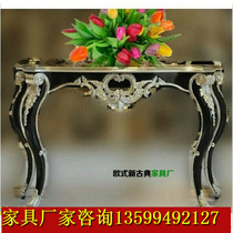 Neoclassical Villa End View Terrace European Style Door Hall Xuanguan Table Xuanguan Tai Hotel Aisle Decoration Eurostyle Genguan Table