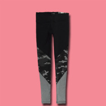 Dingsheng Foreign Trade Womens Camouflay Elastic Fitness Long Pants Suction Quick Dry Sports Tight Yoga Running Long Pants K888