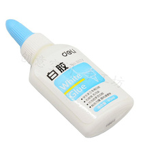  Deli white glue student handmade class DIY model glue Woodworking white latex safety special glue 60ml