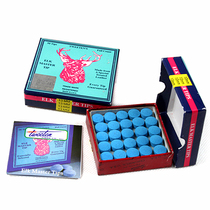 Deer brand leather head black 8 clubs skin head snooker nine-ball stick head buy and send glue