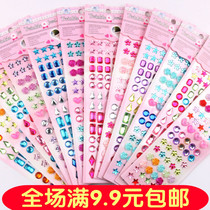 Childrens DIY handmade diamond paste acrylic Flower Diamond Post mobile phone decoration sticker with adhesive crystal sticker