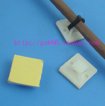 Wire fixing piece 20x20mm self-adhesive positioning piece cable tie fixing seat with adhesive suction cup Adhesive Type wire management card