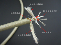 British signature version of the four-core alloy silver plated audiophile RCA audio signal cable