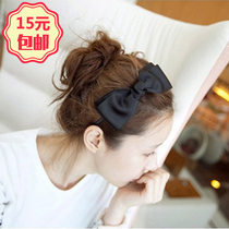 Cloth Arts Hair Stirrup South Korea Head Stirrup Playful Lively Head Decoration Brief About 100 Hitch Hoop Double butterfly knot sweet and beautiful hair ornaments
