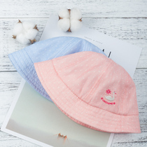 Baby hat summer female baby thin fisherman hat 3-6-12 months childrens sun hat boy big eaves spring and autumn