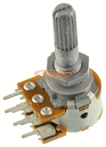 Brand new original high quality ALPS 16 Type potentiometer double 100KAX2 plum handle flower shaft long handle