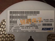 Tantalum capacitor AVX 1000UF 10V 7343 2917 D type E Type 108A 10%