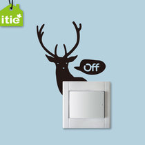 Itie love stickers environmental protection animal series switch stickers polar bear deer dolphin panda forest marine animal wall stickers