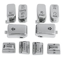 Harei 883 XL1200 Great Glide Road King Great Dog Willuther left and right switch button button cover Sub