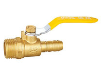 Rigg 502 long handle external teeth gas ball valve gas valve 4 points DN15