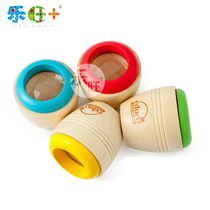 German magic bee eye effect kaleidoscope wooden toy-multi prism observation colorful world childrens toy