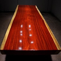 Size: 343-97-10 African red flower pear large plate solid wood log tea table tea table tea plate spot desk