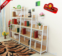  Special offer new bookshelf steel and wood combination storage rack shelf display rack bookcase shelf exhibition rack can be customized