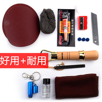 GOKO billiard club leather head replacement kit package Leather head repair tools Leather head repairer Repair head club