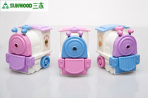 Miki 5169 locomotive stationery Hand sharpening pencil planer pencil sharpener turn pen Student stationery