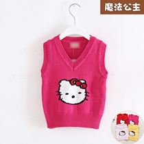 Clearance Girls Vest Autumn Winter Baby Knitted Woolen Vest Girl Sweater Vest Girl Knitted Vest