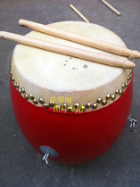 7 inch red drum) drum) war drum Suzhou red drum drum drum rod diameter about 23CM height about 33CM