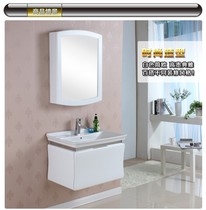 Luxury oak bathroom cabinet washbasin cabinet combination Modern simple washbasin European oak bathroom cabinet combination cleaning