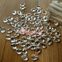 Sugar box accessories mobile phone case accessories loose beads headgear accessories imitation pearl sunflower flat bottom water drip Diamond Stone a price