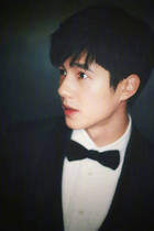 People celebrities photos cross stitch 24 inches Liu Haoran precise printing customized according to the drawing