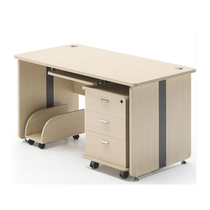 Office computer desk and chair combination desktop single Staff game table integrated set of household with drawer simple modern